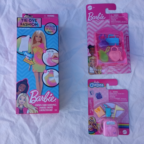 Barbie Other - Barbie Accessory Set Design it your way Purses Backpack Birthday Christmas Gift